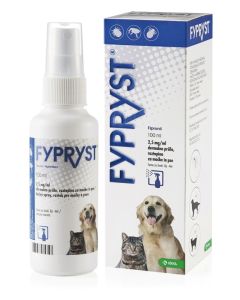 Fypryst 2,5mg/ml Sprej Protiv Spoljnih Parazita za Pse i Mačke 100ml