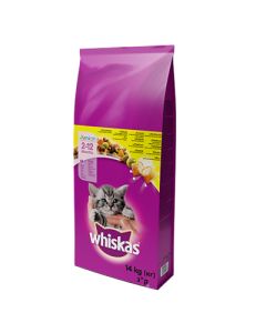 Whiskas Briketi Junior Piletina 14kg
