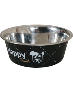 475 431NOI Zolux Činija Rostfraj Happy Crna 14cm 0.4L