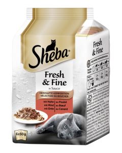 Sheba Fresh & Fine Izbor Mesa 6x50g