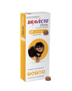 Bravecto 112,5mg Tableta za Žvakanje Protiv Spoljnih Parazita za Pse 2-4,5kg