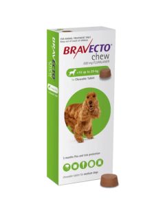 Bravecto 500mg Tableta za Žvakanje Protiv Spoljnih Parazita za Pse 10-20kg