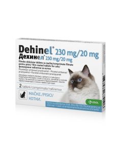 Dehinel 230mg/20mg Tablete Protiv Unutrašnjih Parazita za Mačke 1kom.