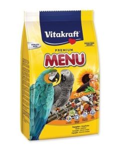 Vitakraft Menu Hrana Za Velike Papagaje Sa Medom 1kg