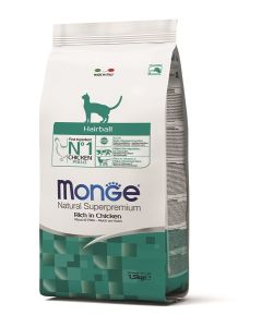 Monge Cat Hairball Piletina 1,5kg