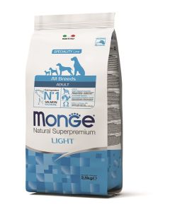 Monge All Breeds Adult Light Losos 2,5kg