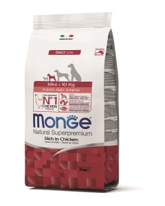 Monge Mini Puppy and Junior Piletina 3kg