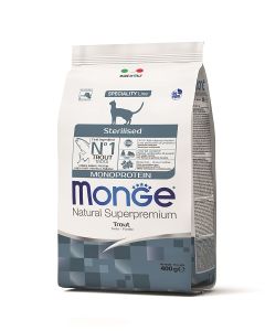 Monge Cat Sterilised Monoprotein Pastrmka 400g