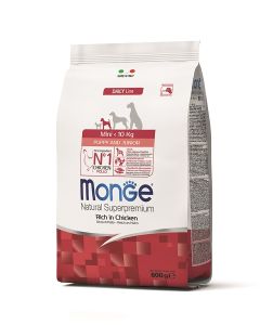 Monge Mini Puppy and Junior Piletina 800g