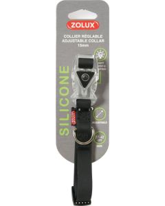 463894NOI Zolux Silikonska Ogrlica 15mm Crna