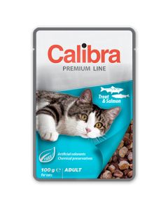 Calibra Cat Premium Adult Kesica Pastrmka i Losos 100g