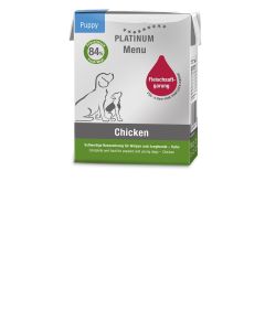 Platinum Menu Puppy Chicken 375g