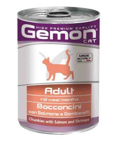 Monge Gemon Cat Konzerva Losos i Račići 415g