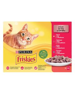 Friskies Cat Piletina, Govedina, Jagnjetina i Pačetina 12x85g
