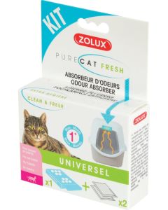 590301 Zolux Purecat Fresh Set Za Uklanjanje Neprijatnih Mirisa