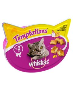Whiskas Temptations Piletina i Sir 60g