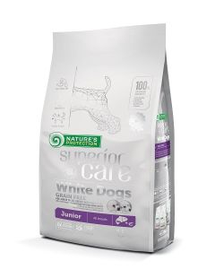 Nature's Protection White Dogs GF Junior  Losos 1,5kg