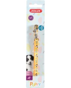 466736JAU Zolux Puppy Mascotte Povodac 8mm/1,2m Žuti