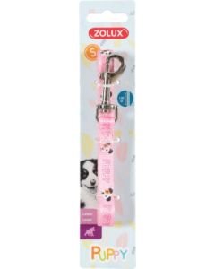 466739ROS Zolux Puppy Mascotte Povodac 13mm/1,2m Roze