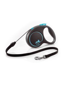 Flexi Povodac Black Design M Sajla Plavi 5m