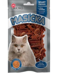 Akinu Sušeno Meso za Mačke Pačetina 50g