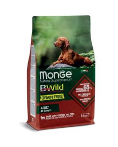 Monge BWild Grain Free Jagnjetina sa Krompirom i Graškom 2,5kg