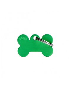 MyFamily Basic Privezak Za Graviranje Mala Zelena Koska Aluminijum