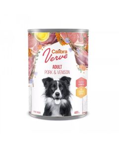 Calibra Dog Verve Konzerva GF Adult Svinjetina & Divljač 400g