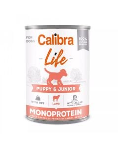 Calibra Dog Life Puppy & Junior Jagnjetina i Pirinač Konzerva 400g