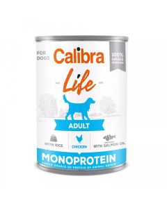Calibra Dog Life Adult Piletina sa Pirinčem Konzerva 400g