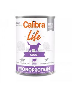 Calibra Dog Life Adult Jagnjetina Konzerva 400g