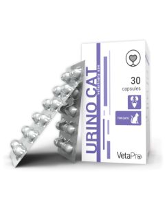 VetaPro Urino Cat Kapsule za Lečenje Urinarnih Infekcija za Mačke 1 blister / 10kom.