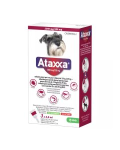 Ataxxa Spot-On Ampule Protiv Spoljnih Parazita za Pse 10-25kg 2,5ml / 1kom.