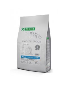 Nature's Protection White Dogs Grain Free Adult Small Breeds Haringa 1,5kg