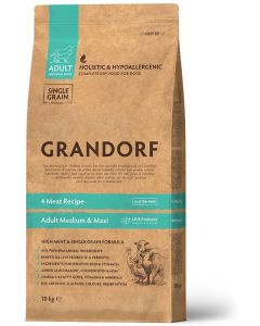 Grandorf Dog Adult Medium & Maxi Breeds 4 Vrste Mesa 10kg