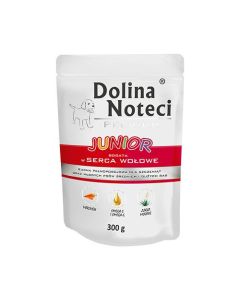 Dolina Noteci Premium Dog Junior Srednje i Velike Rase Goveđa Srca 300g