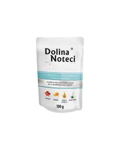 Dolina Noteci Premium Dog Adult Male Rase Teletina, Paradajz i Pasta 100g
