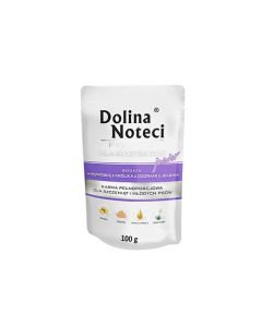 Dolina Noteci Premium Dog Junior Male Rase sa Zečjom Džigericom i Jezicima Srndaća 100g
