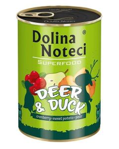 Dolina Noteci Superfood Dog Adult Srnetina i Pačetina 400g