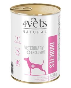 4Vets Natural Dog Veterinarska Dijeta Diabetes 400g