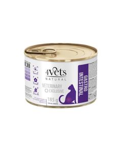 4Vets Natural Cat Veterinarska Dijeta Gastro Intestinal 185g