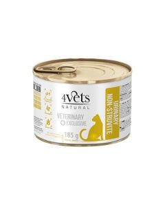 4Vets Natural Cat Veterinarska Dijeta Urinary Non-Struvite 185g