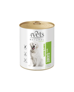 4Vets Natural Complete Dog Divljač 800g