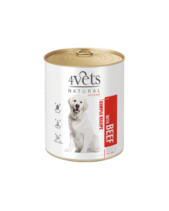 4Vets Natural Complete Dog Govedina 800g