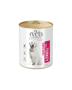 4Vets Natural Complete Dog Ćuretina 800g