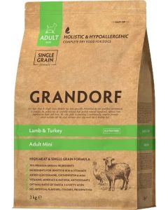 Grandorf Dog Adult Mini Jagnjetina & Ćuretina 3kg
