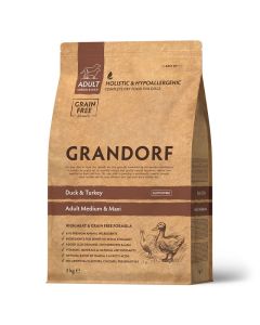 Grandorf Dog Adult Medium & Maxi Pačetina & Ćuretina 3kg