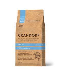 Grandorf Dog Adult Medium & Maxi Bela Riba 10kg