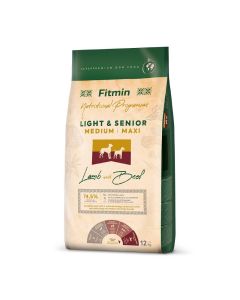 Fitmin Dog Nutritional Programme Light & Senior Medium / Maxi Jagnjetina sa Govedinom 12kg