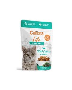 Calibra Cat Life Kesica Sterilised Losos 85g